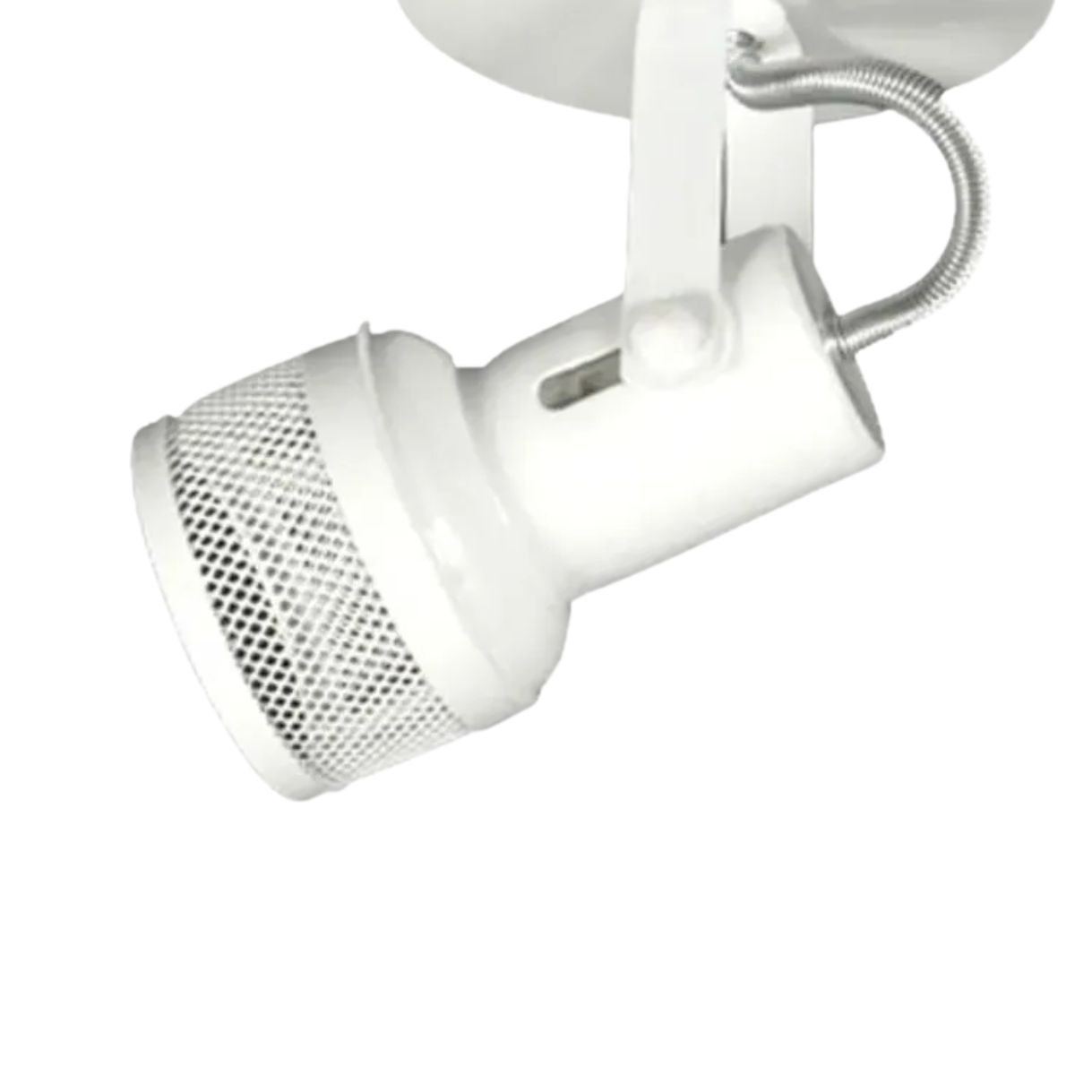 Luminária Spot Sobrepor Tela Branco E27 Bivolt Foco Direcionável - Kin Light