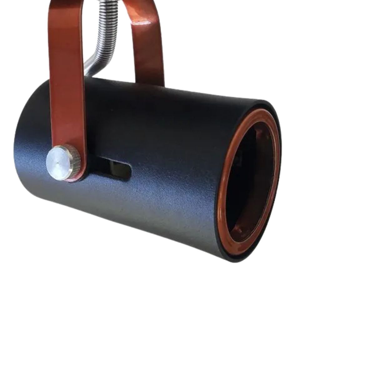 Luminária Spot Sobrepor Gu10 Preto Cobreado Gu10 Bivolt Foco Direcionável - Kin Light