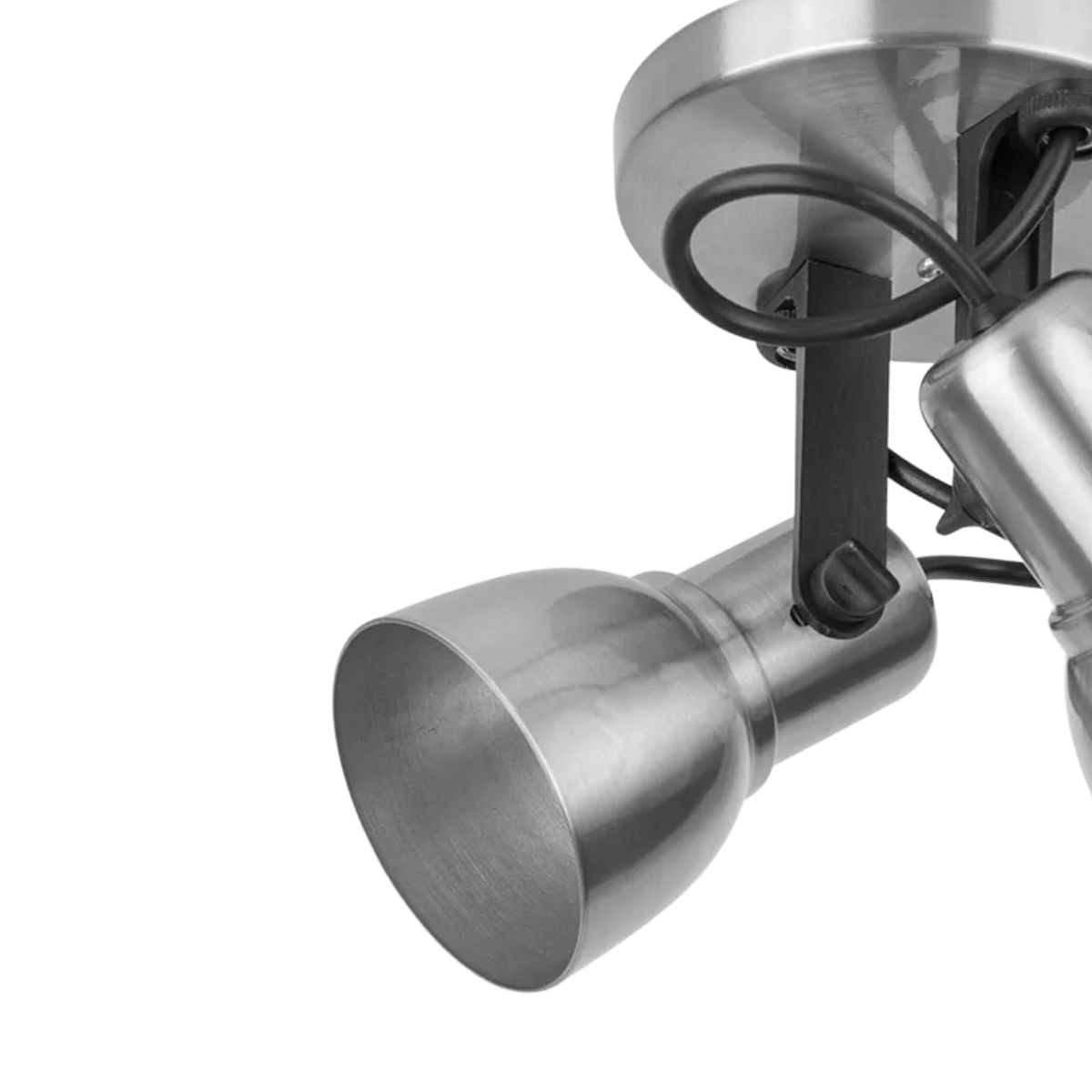 Luminária Spot Sobrepor Spot Light Lixado 2Xe27 Bivolt Foco Direcionável - Kin Light