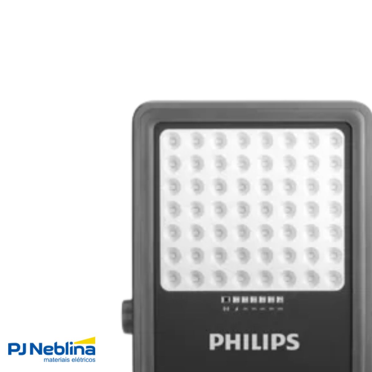 Luminária Refletor Solar Led Retangular Sobrepor Cinza 30W Bat Selada 3,2V 6500K Branco Frio 4000Lm Ip65 - Philips