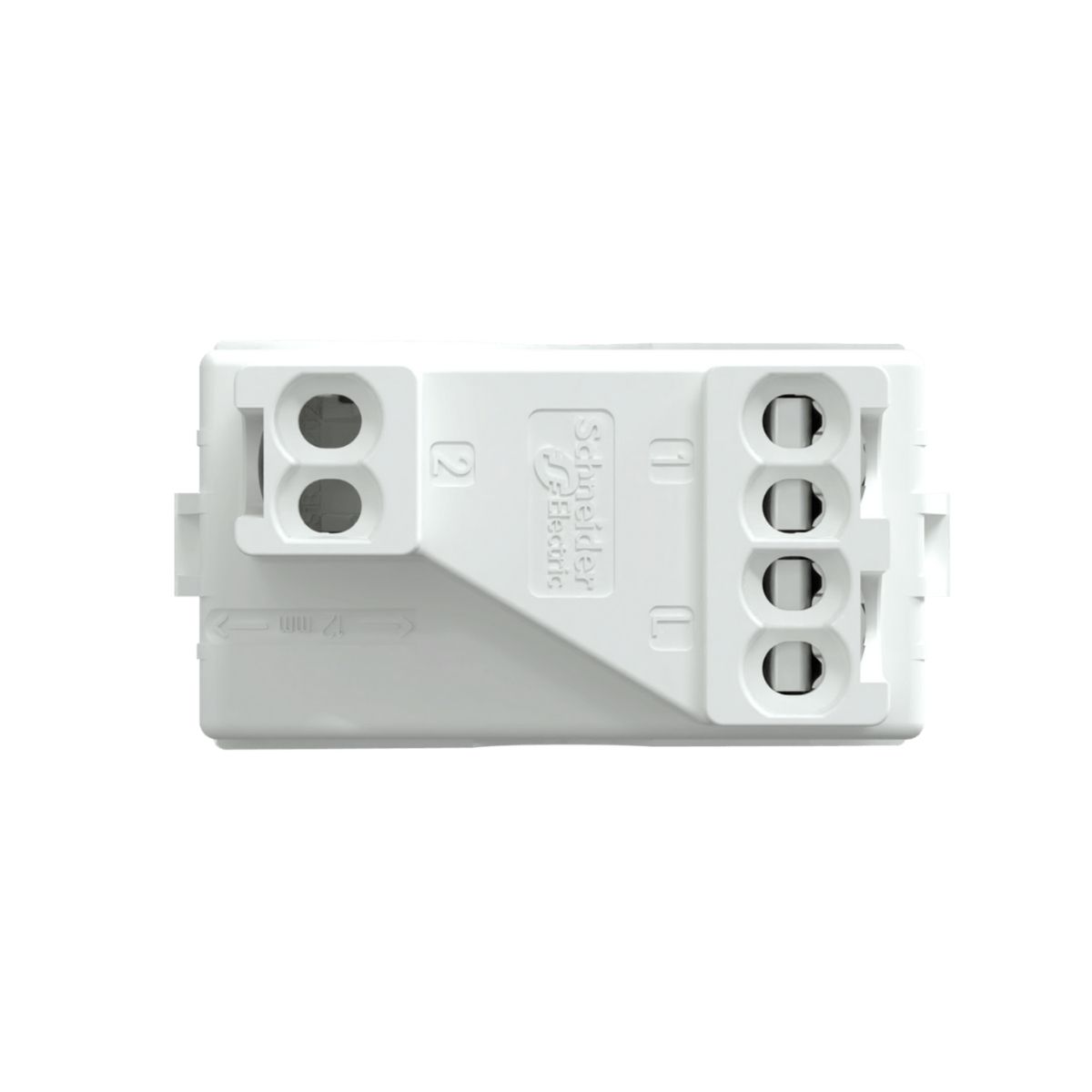 Módulo Interruptor Simples 1 Módulo 10A 250V Branco Brilhante Lunare Up - Schneider