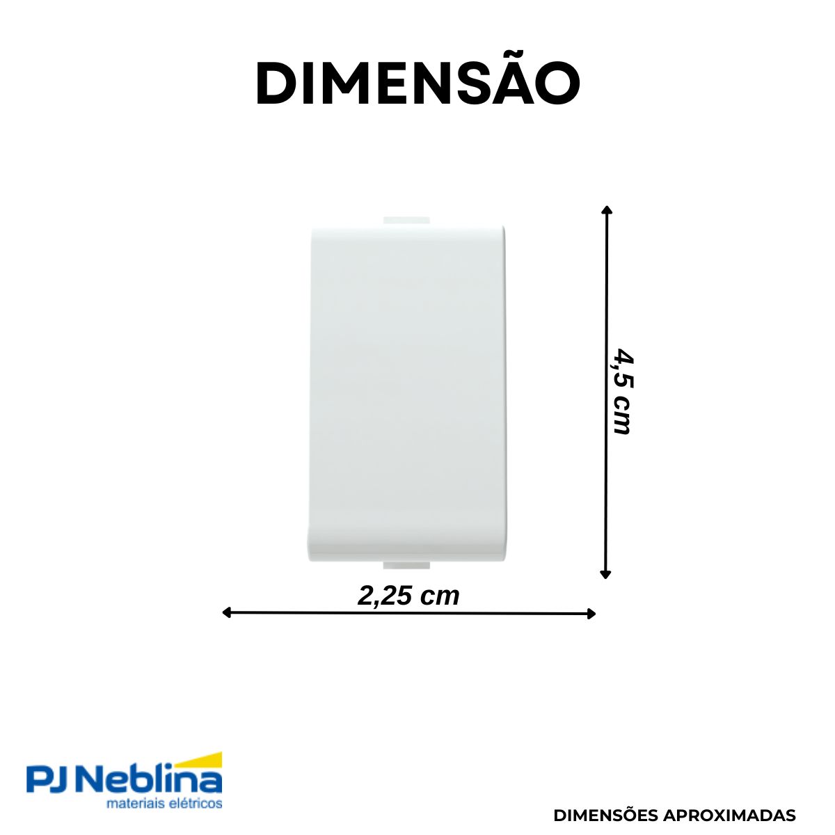 Módulo Interruptor Simples 1 Módulo 10A 250V Branco Brilhante Lunare Up - Schneider