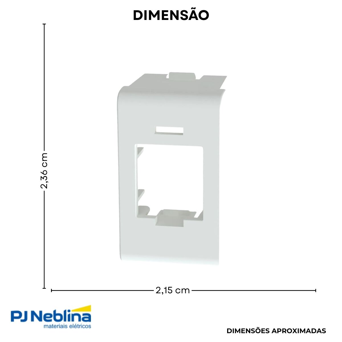 Modulo Adaptador Rj45 Keystone 1 Mod Bc Fosco (emb C/2un) Lu