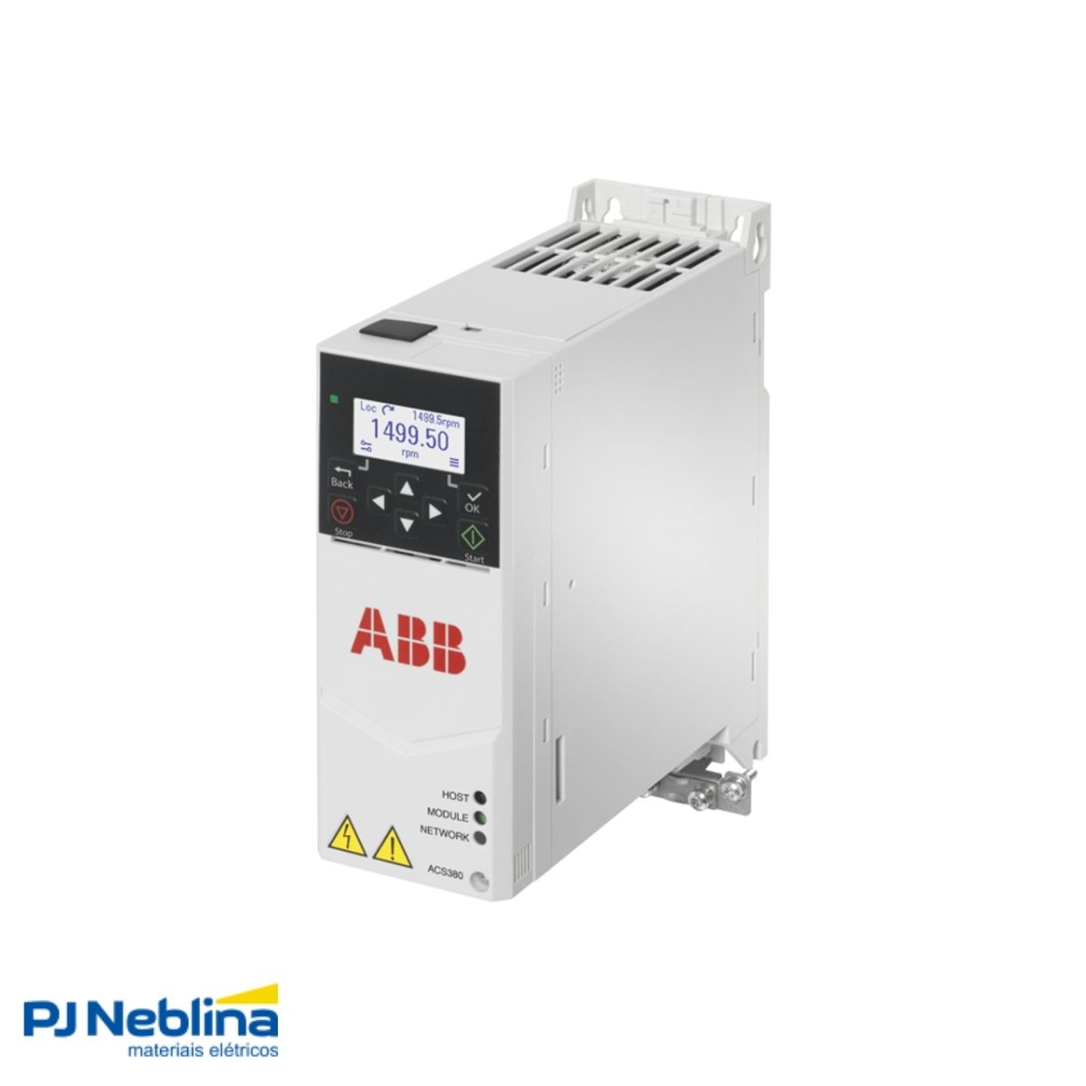 Inversor Frequência Trifásico 380-480V 50/60Hz 2,1A 2,6Kw - Abb