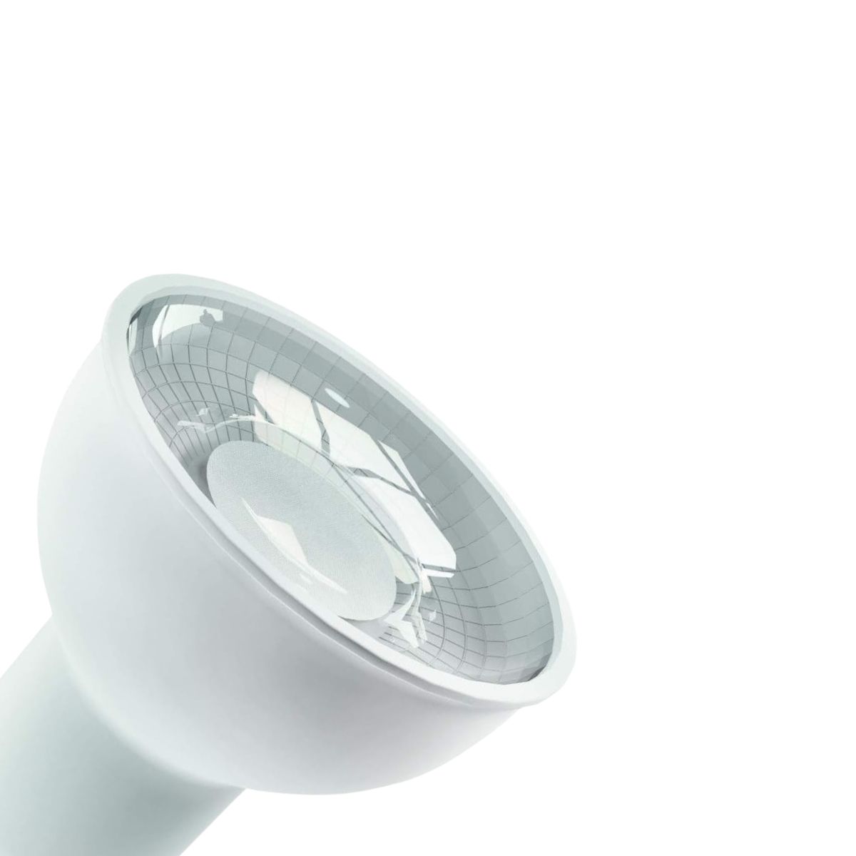 Lâmpada Led Dicroica 8W 220V Gu10 2700K Branco Neutro Luz Amarela 525Lm 38G Dimerizavel - Luminatti