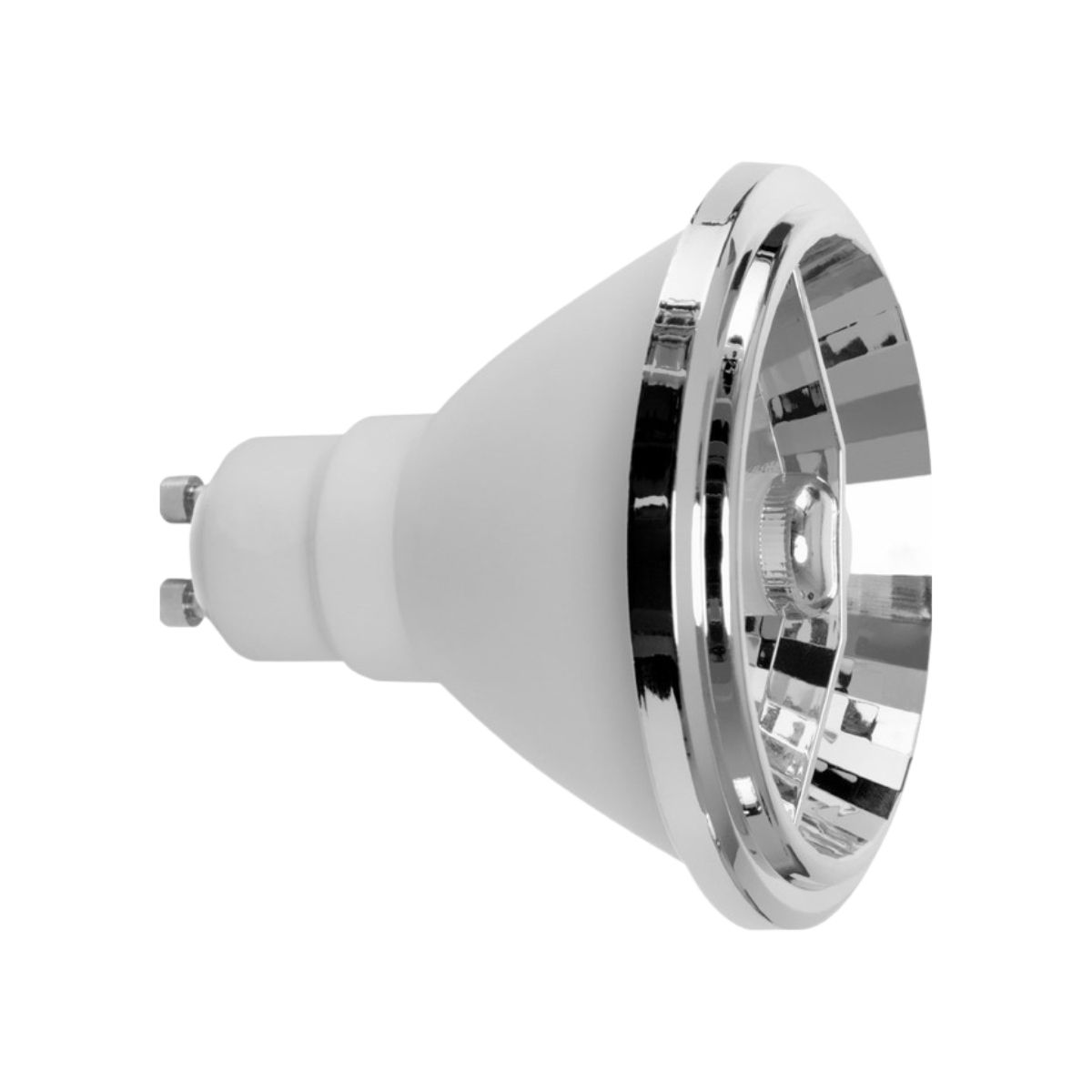 Lâmpada Led Ar70 4,8W Bivolt Gu10 2700K Branco Quente Luz Amarela 300Lm 12G Dimerizavel - Luminatti