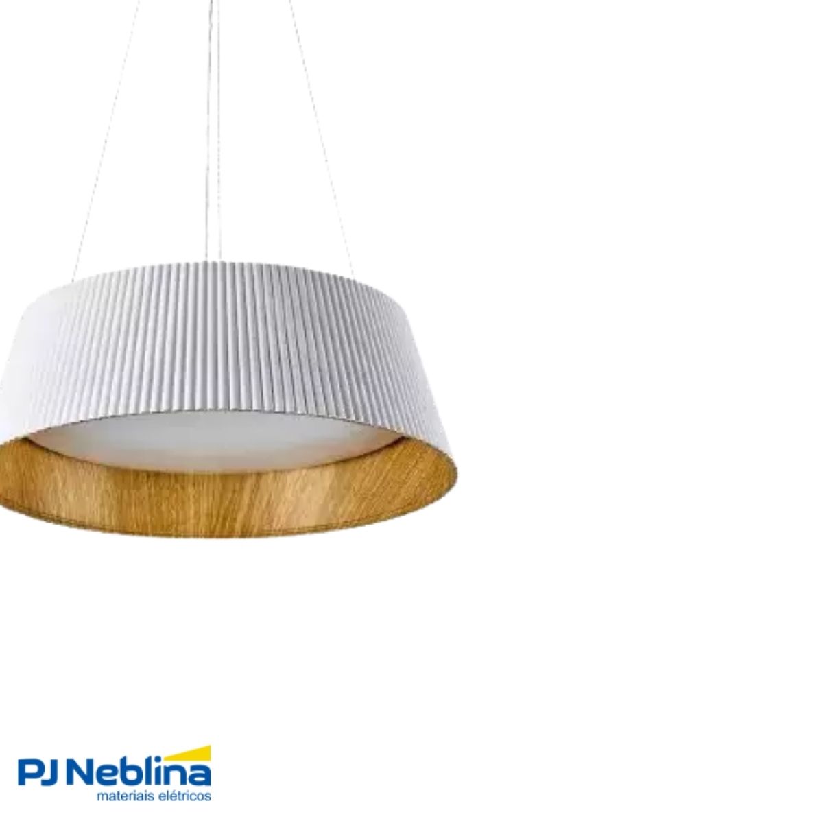 Luminária Pendente Led Sobrepor Ottawa Branco/Cereja 36W Bivolt 3000K/4000K/6000K Multicolor 2900Lm - Hevvy