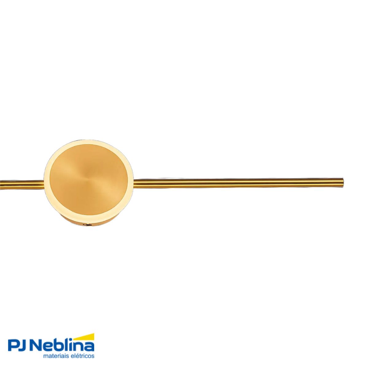 Luminaria Arandela Led Sobrepor Katana Dourado 18w Bivolt 30