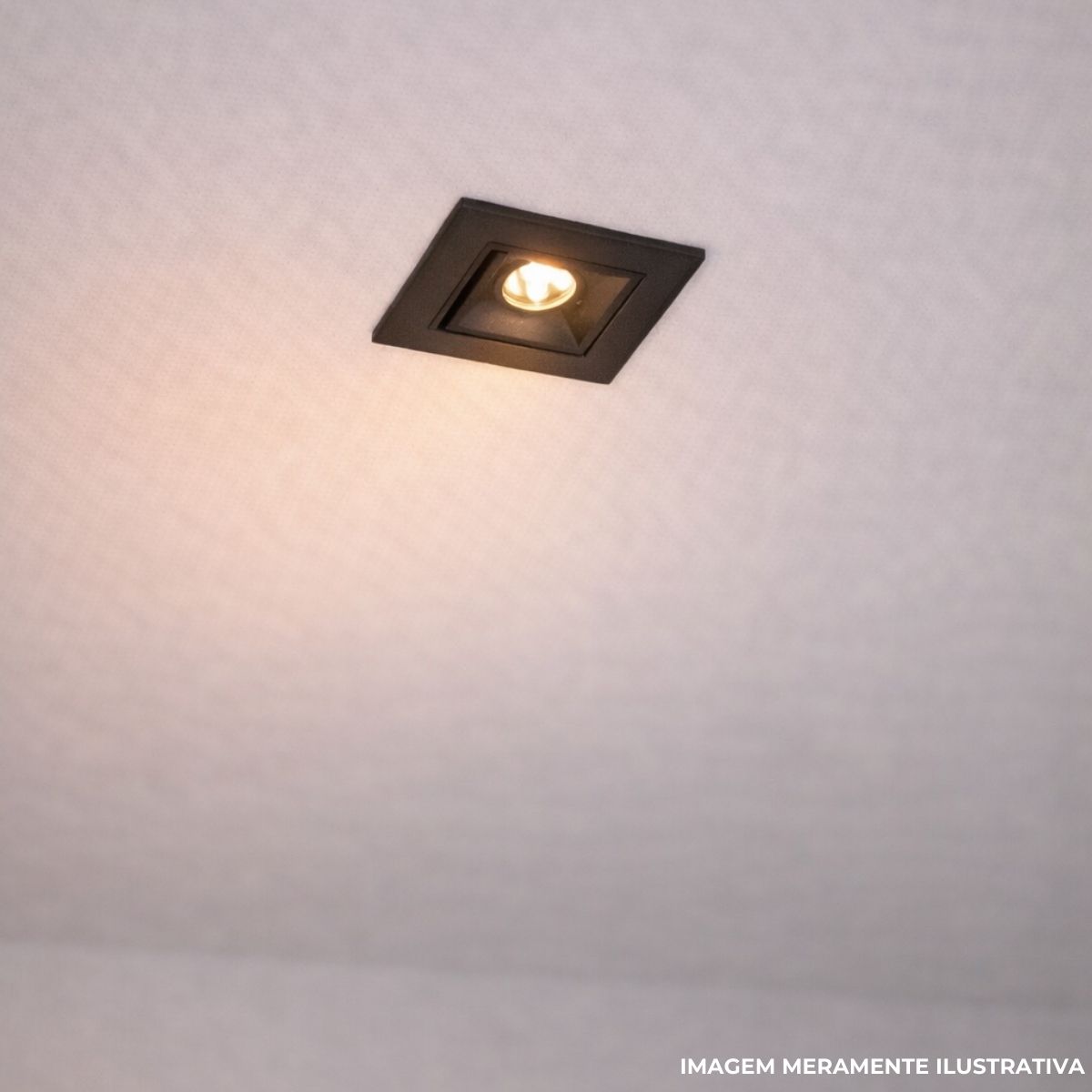 Luminaria Spot Led Embutir Focco Pt 3w Bivolt 3000k Branco Q