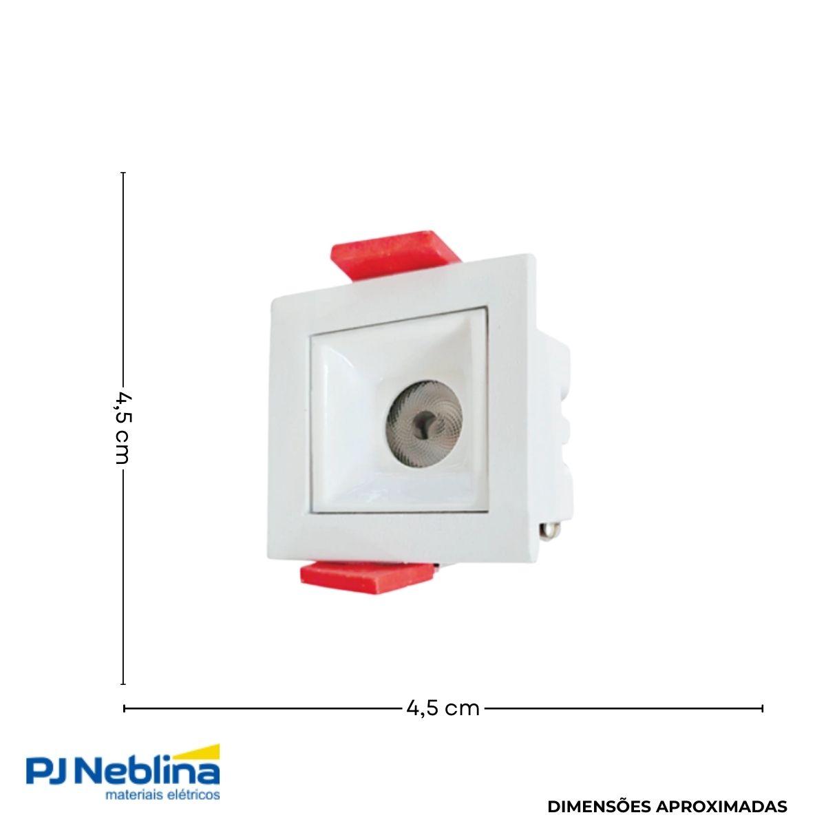 Luminaria Spot Led Embutir Focco Bc 3w Bivolt 2700k Branco Q