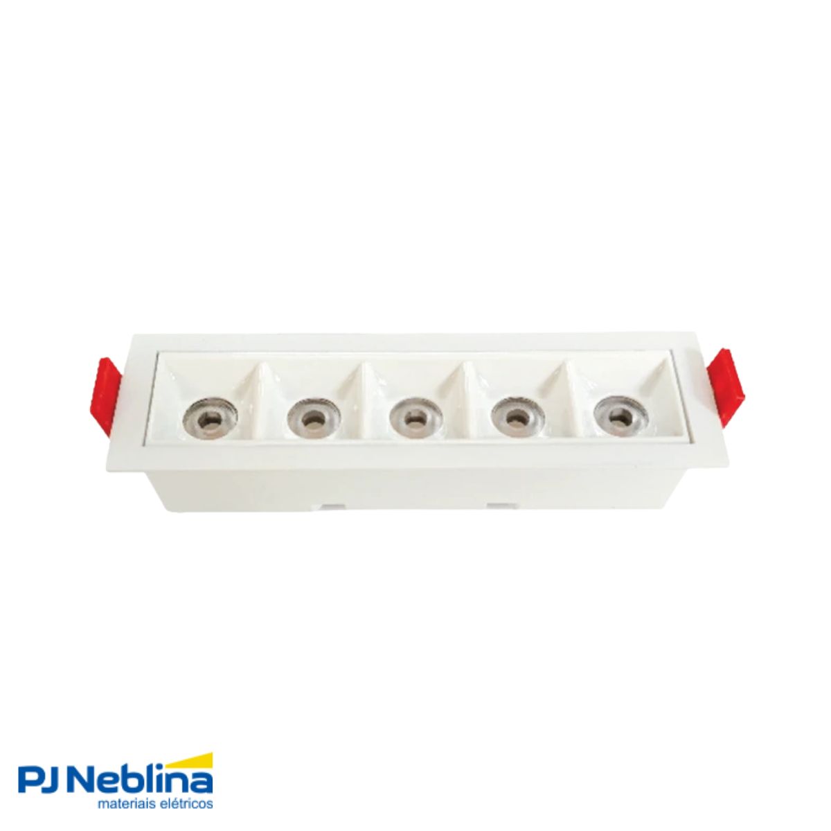 Luminaria Spot Led Embutir Bc 10w Bivolt 2700k Branco Quente