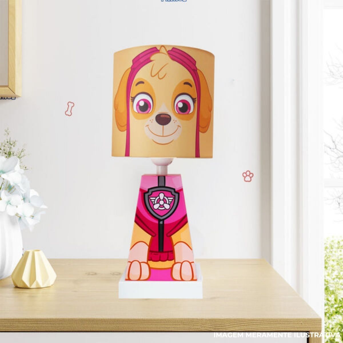 Luminaria Abajur Sobrepor Sky Mr/rs E27 Bivolt