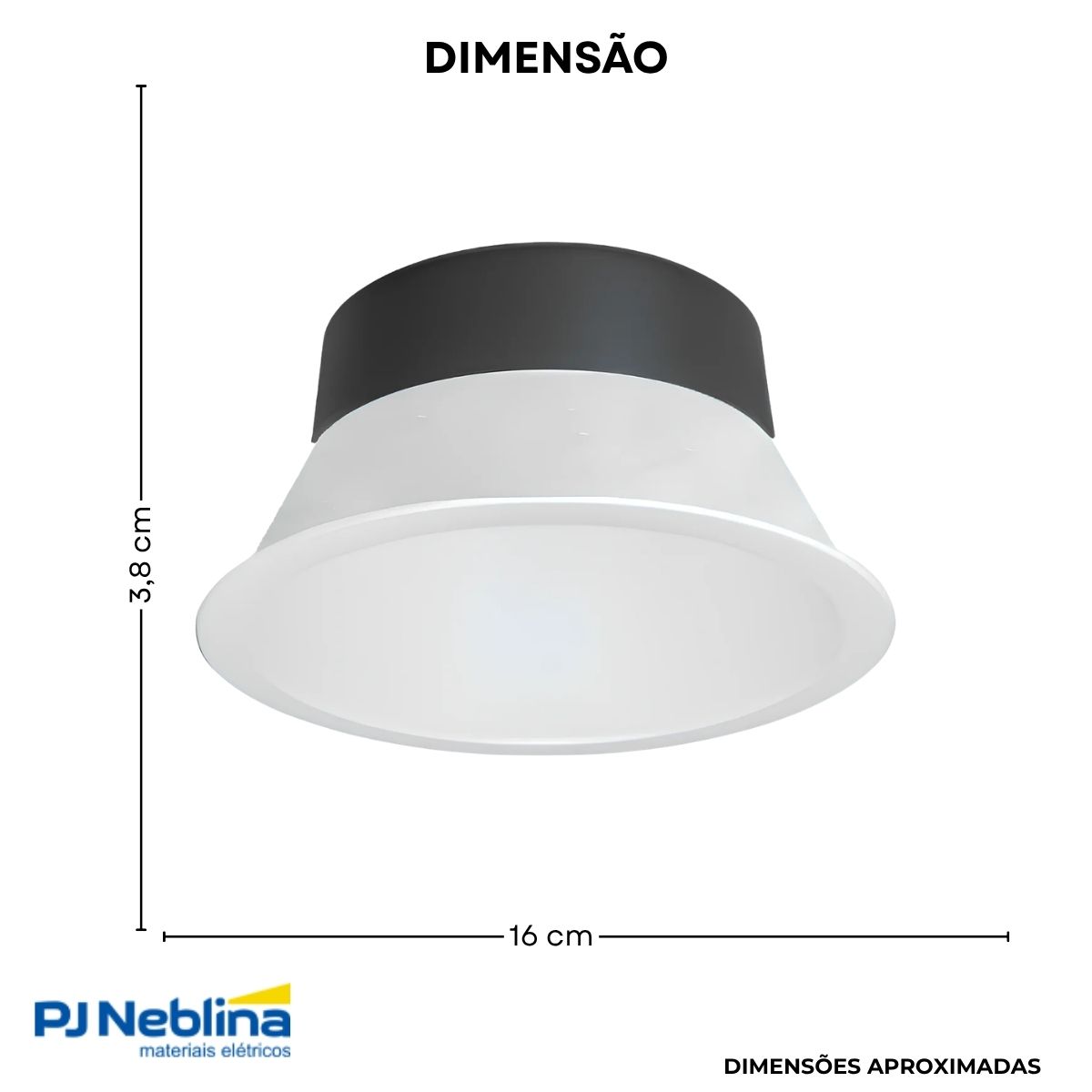 Luminária Downlight Led Embutir Red Bc 10W 220-240V 4000K Branco Neutro 1400Lm Difusor Policarbonato - Philips