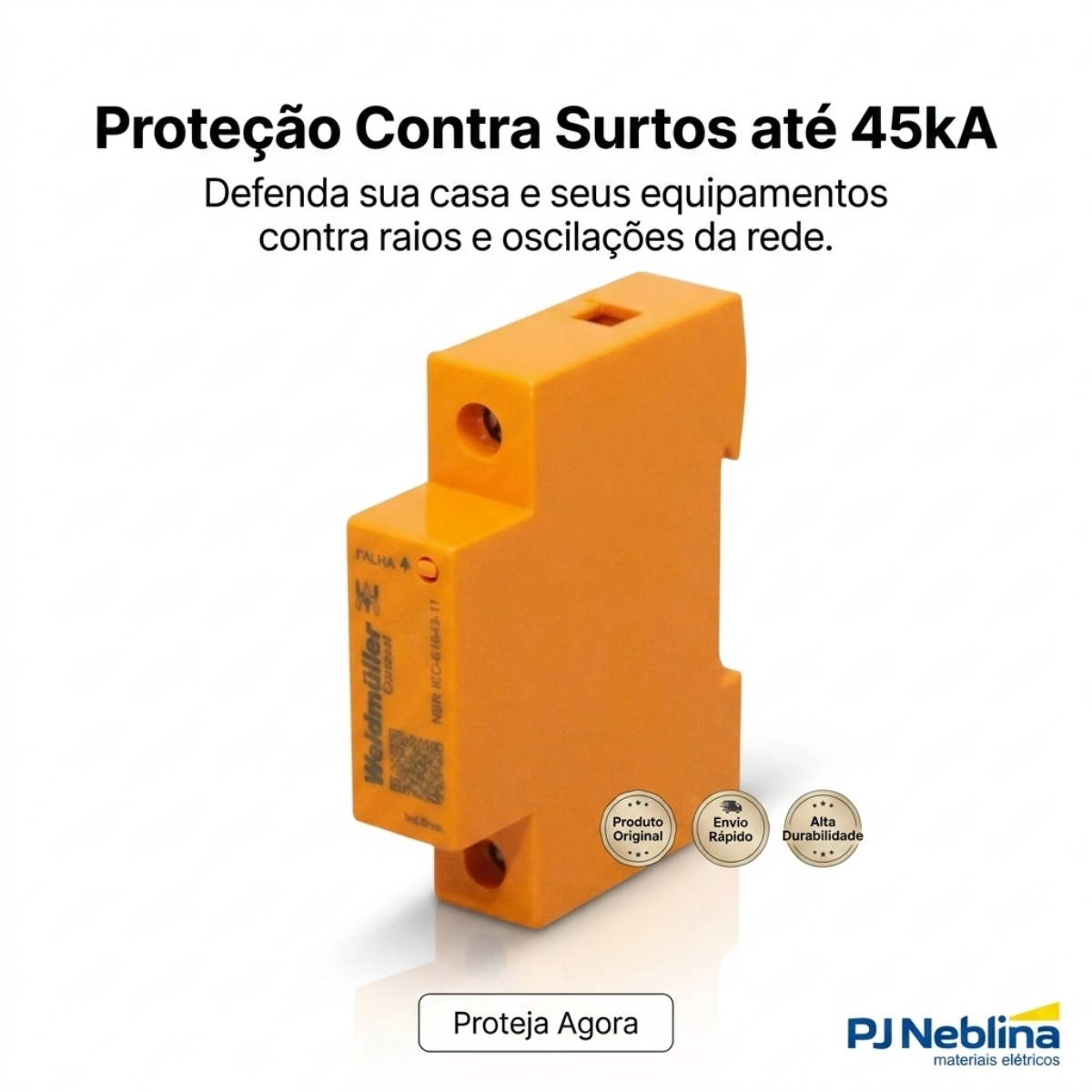Protetor Surto Dps Monobloco 275V 45Ka Classe Ii - Conexel