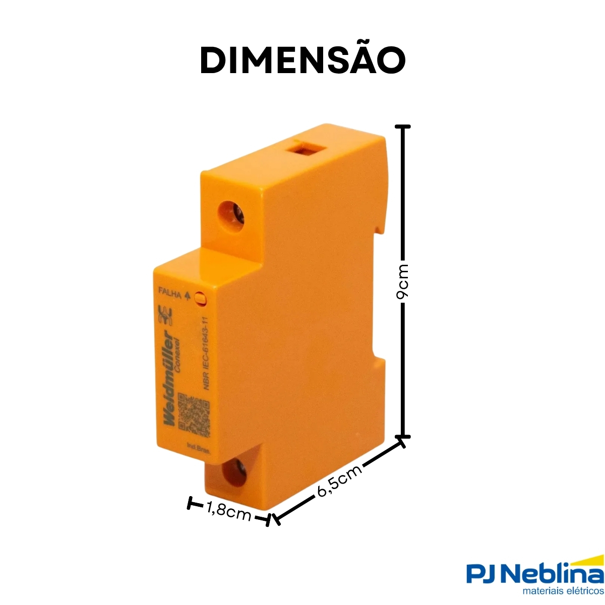 Protetor Surto Dps Monobloco 275V 45Ka Classe Ii - Conexel