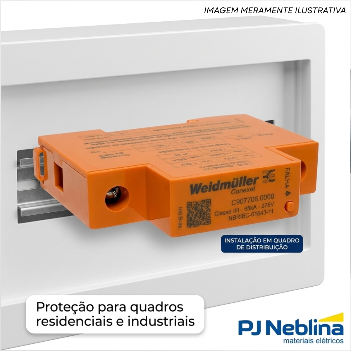 Protetor Surto Dps Monobloco 275V 12,5/65Ka Classe I E Ii - Conexel