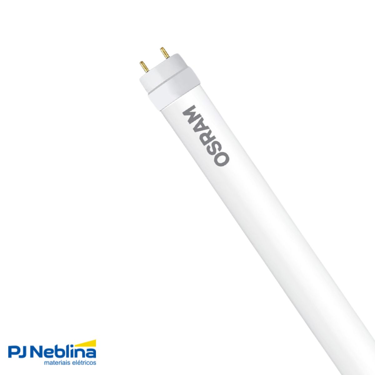 Lâmpada Led Tubular T8 Fosca 9W Bivolt G13 4000K Branco Neutro Luz Branca 900Lm 600X28Mm Vidro - Osram