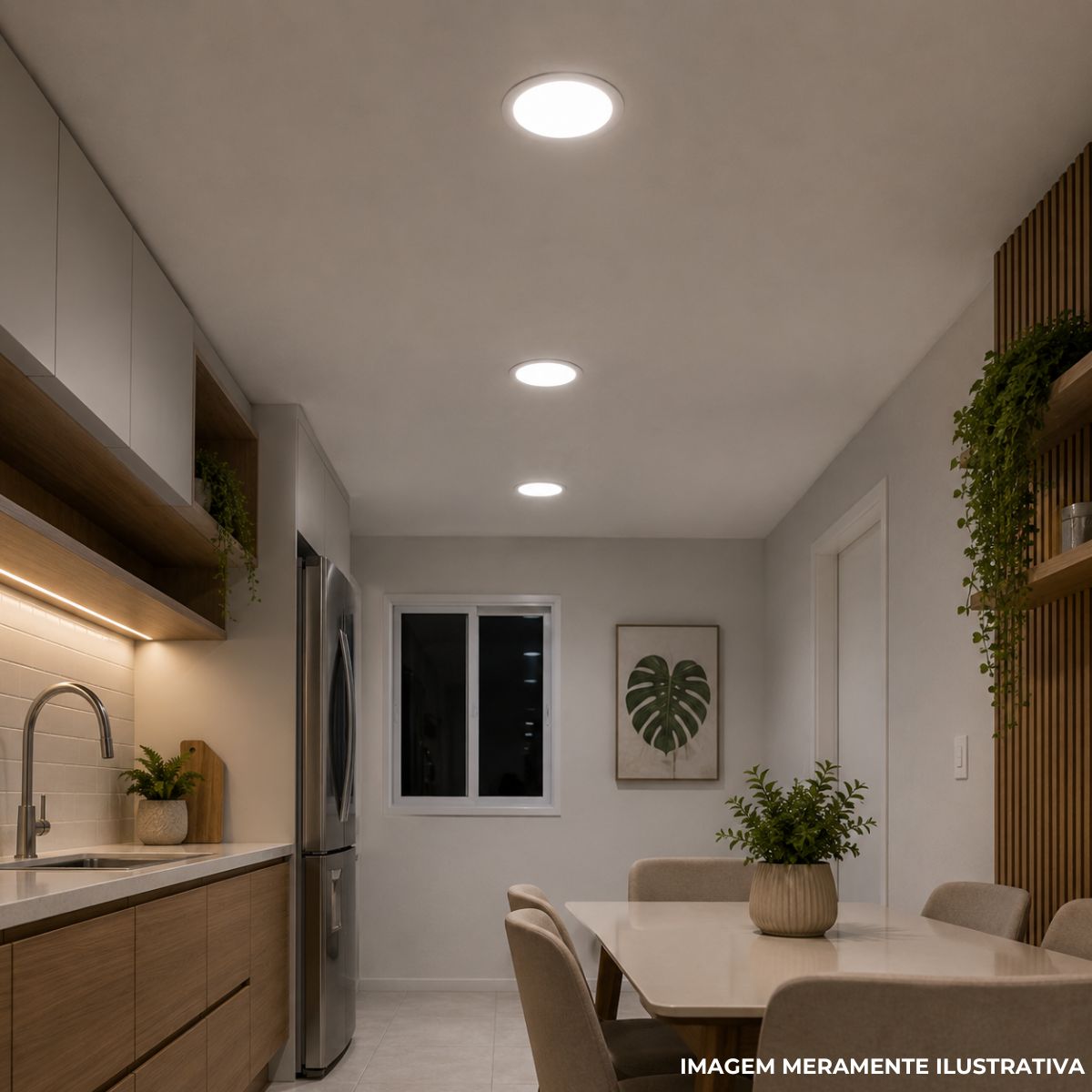 Luminária Plafon Led Embutir Redondo Branco 7,8W 100-240V 4000K Branco Neutro 900Lm Difusor Poliestireno - Philips