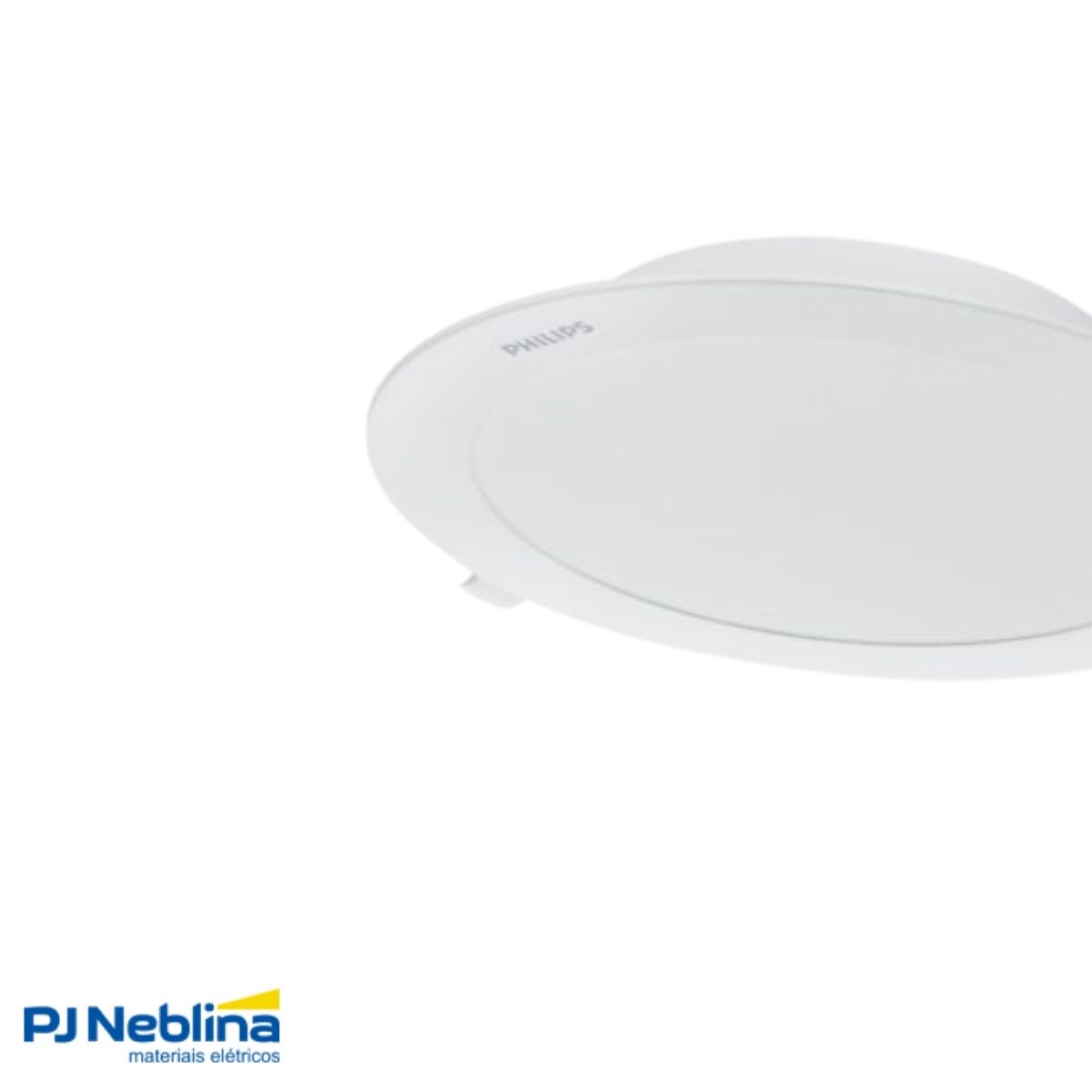 Luminária Plafon Led Embutir Redondo Branco 11,5W 100-240V 6500K Branco Frio 1300Lm Difusor Poliestireno - Philips