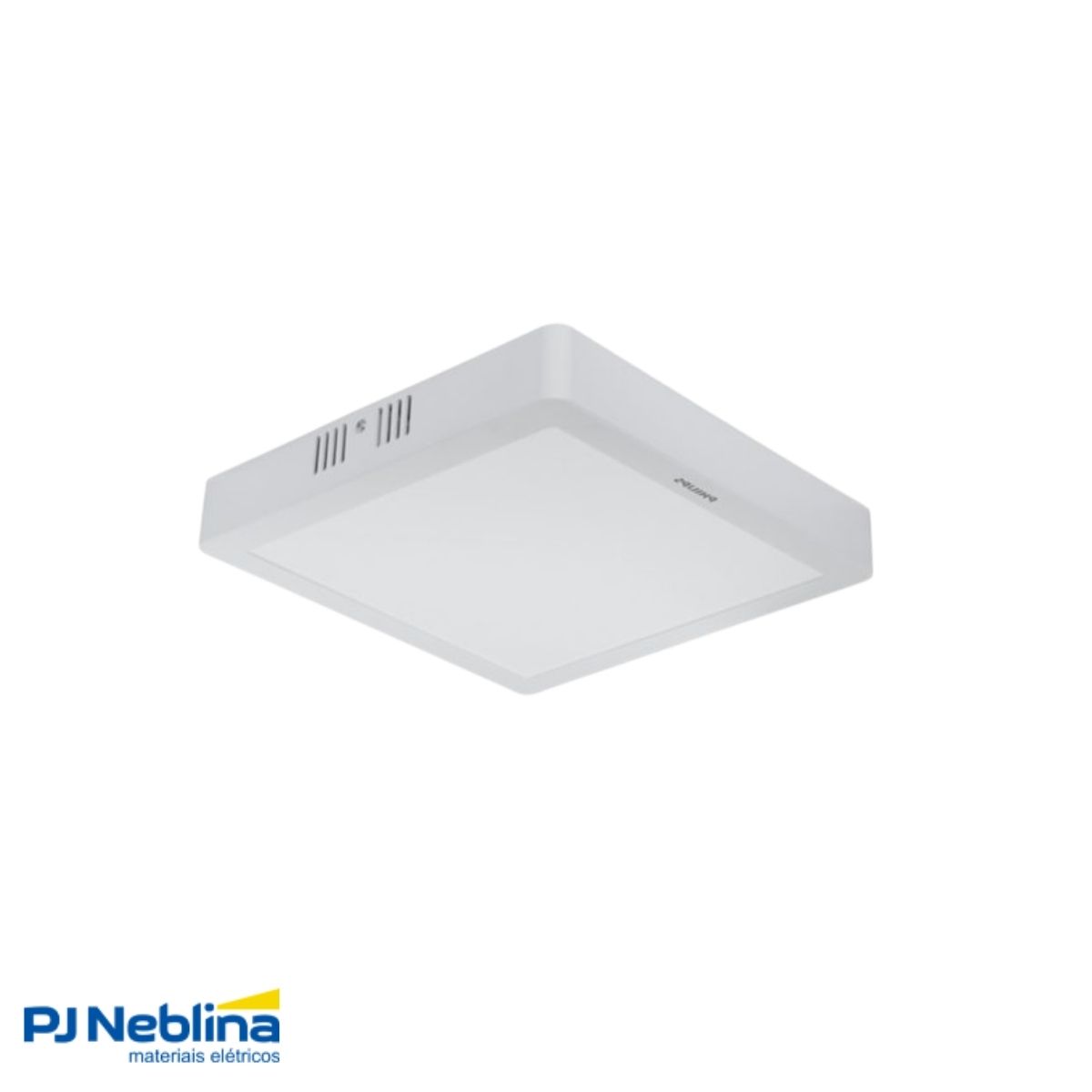 Luminária Plafon Led Sobrepor Quadrado Branco 22W 100-240V 6500K Branco Frio 2000Lm Difusor Poliestireno - Philips