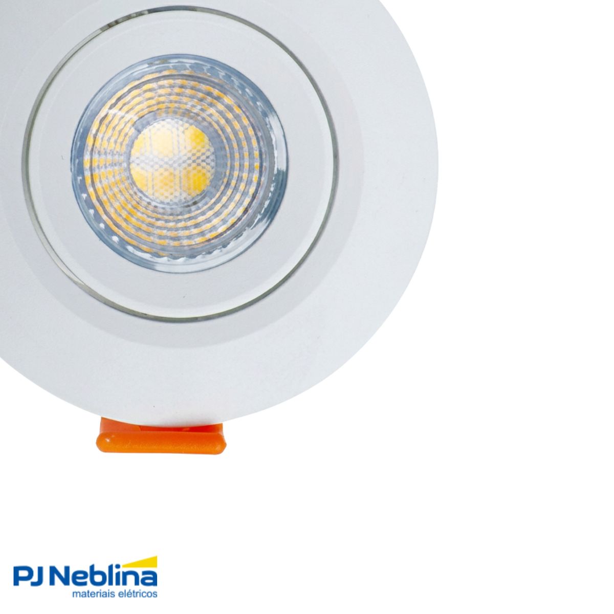 Luminária Spot Led Embutir Redondo Branco 3W Bivolt 3000K Branco Quente 230Lm - Siemens