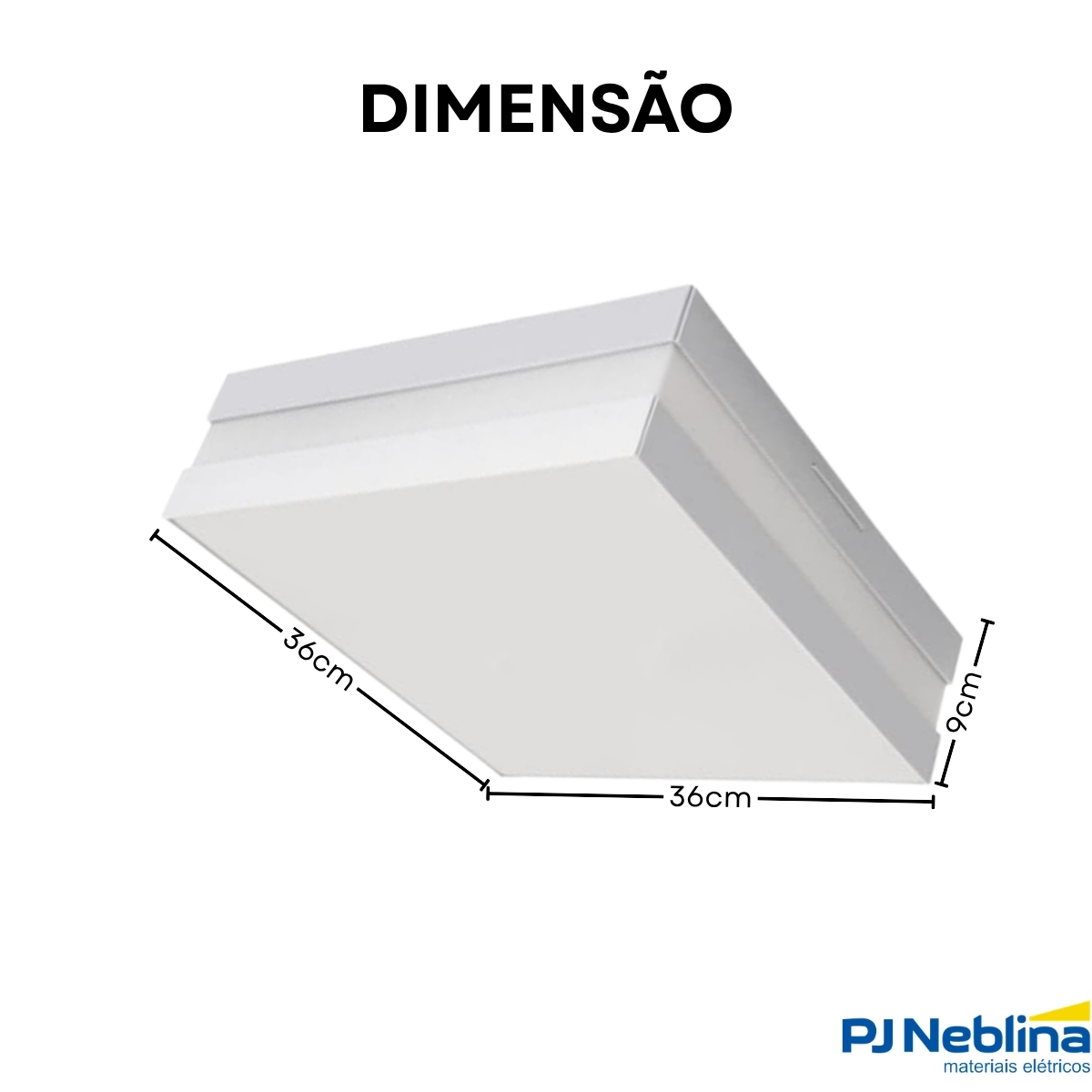 Luminaria Plafon Sobrepor Bilbao Bc 4xe27 Dif Poliestireno