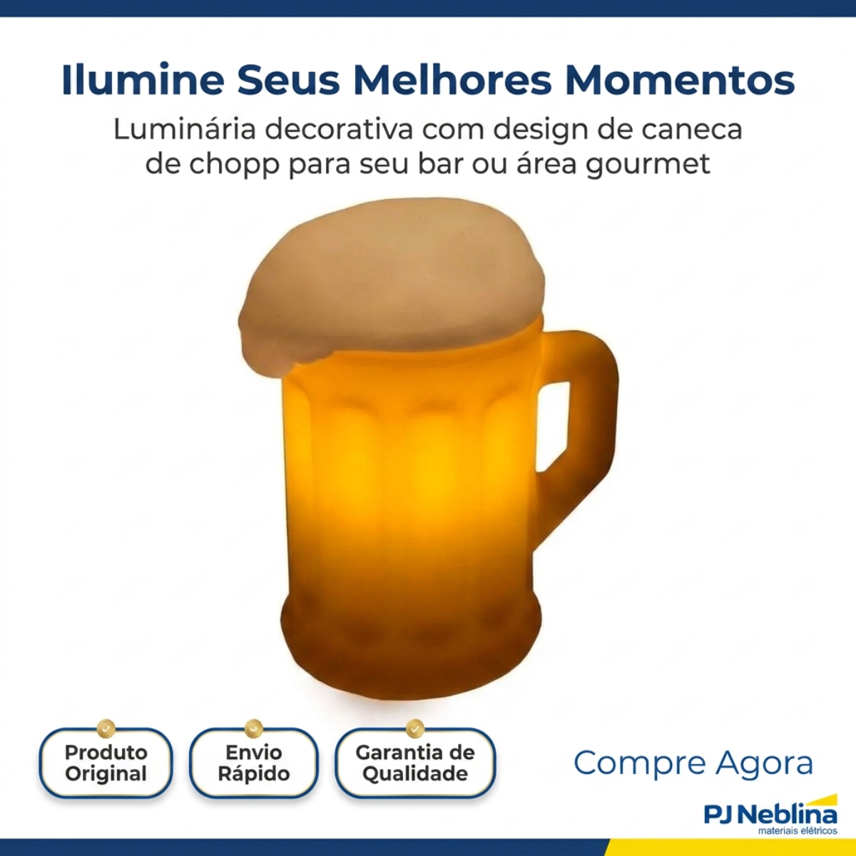 Luminária Mesa Led Chopp 5W Bivolt 2377 - Usare