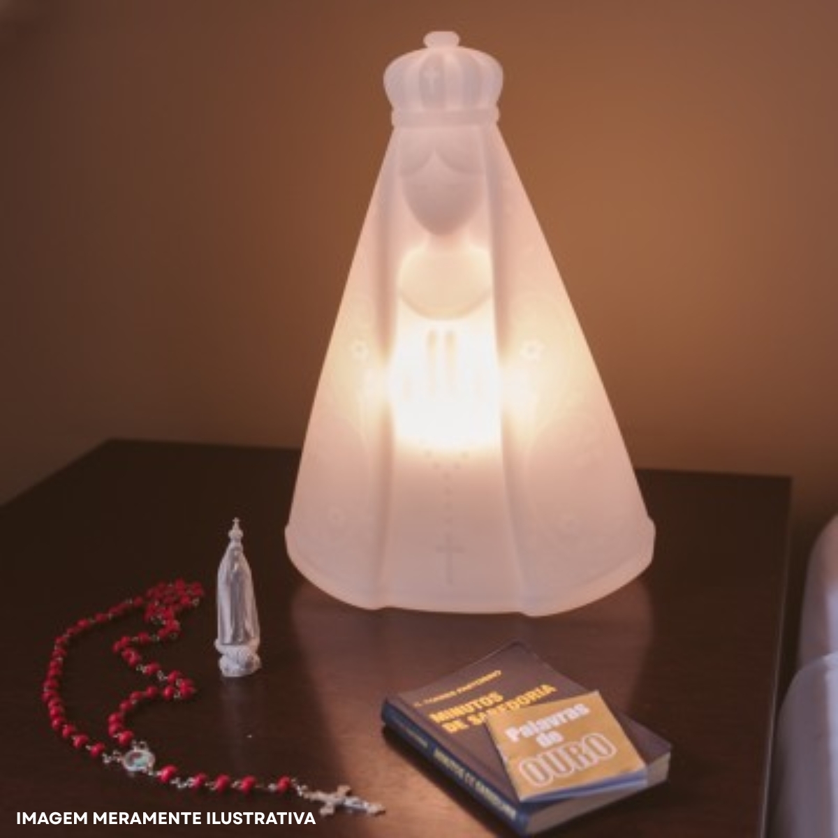 Luminária Mesa Led Nossa Senhora 15W Bivolt Com Cabo 1,80M 1951 - Usare