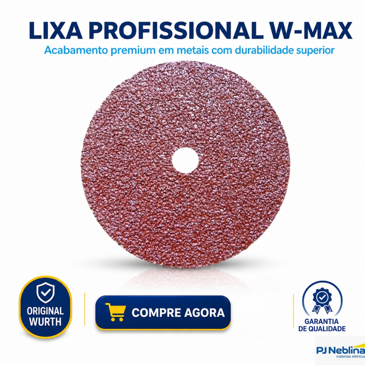Disco Lixa Aço 115Mm G80 W-Max 5986215006 - Wurth