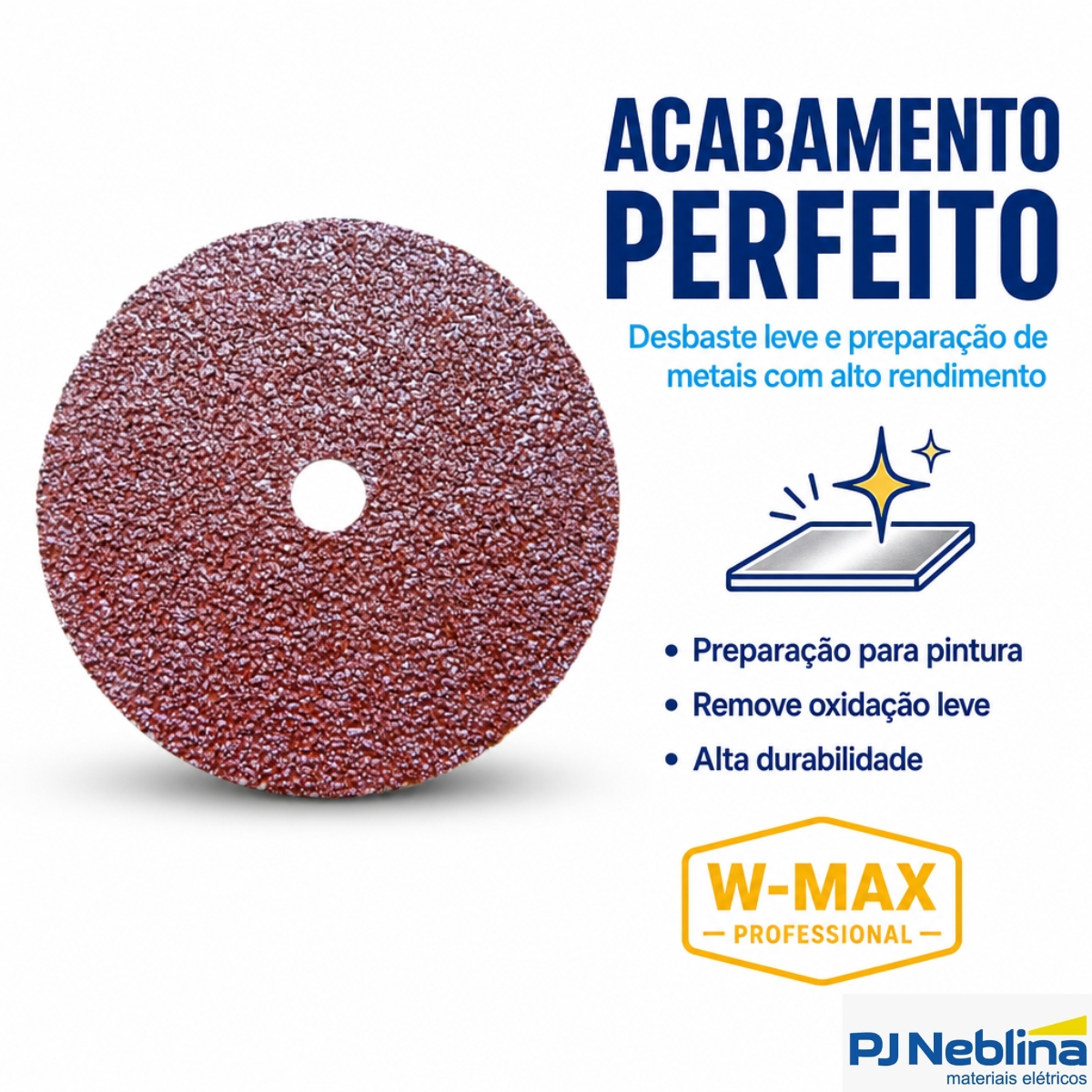 Disco Lixa Aço 115Mm G80 W-Max 5986215006 - Wurth