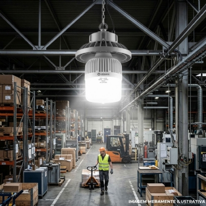 Lâmpada Led Bulbo Alta Potencia 120W Bivolt E40 6500K Luz Branca 16500Lm - Ledvance